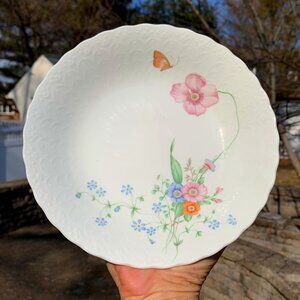 Vtg MIKASA Embossed Bowl Plate